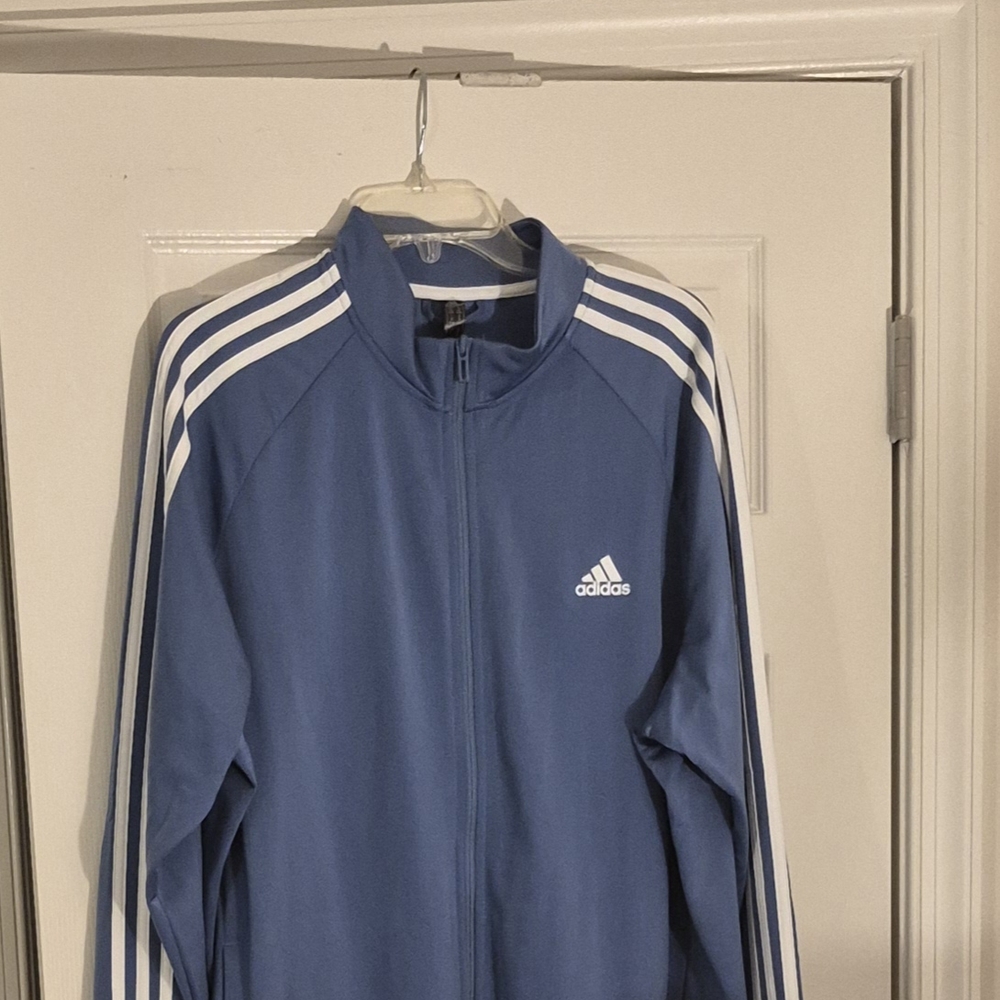 Adidas Men's Blue Track Jacket